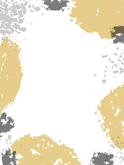 Collage frame with thimble pattern brown