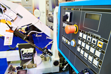 Control panel automatic band saw