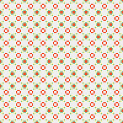 Abstract Cross Pattern generative computational art illustration