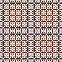 Abstract Cross Pattern generative computational art illustration