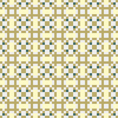 Fototapeta premium Abstract Cross Pattern generative computational art illustration