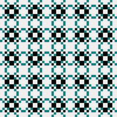 Fototapeta premium Abstract Cross Pattern generative computational art illustration