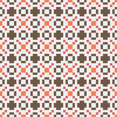 Abstract Cross Pattern generative computational art illustration