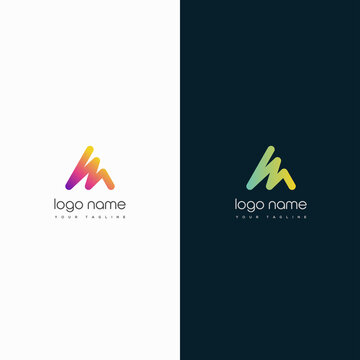 mountain sunrise and sunset icon symbol logo design concept