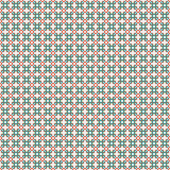 Abstract Cross Pattern generative computational art illustration