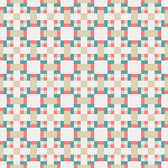 Abstract Cross Pattern generative computational art illustration