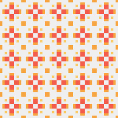 Abstract Cross Pattern generative computational art illustration