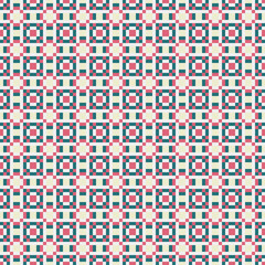 Abstract Cross Pattern generative computational art illustration
