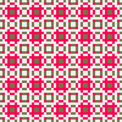 Abstract Cross Pattern generative computational art illustration