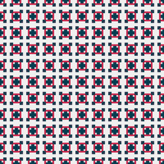 Fototapeta premium Abstract Cross Pattern generative computational art illustration