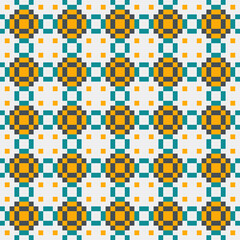 Abstract Cross Pattern generative computational art illustration