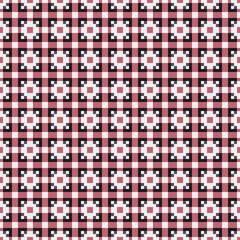 Fototapeta premium Abstract Cross Pattern generative computational art illustration