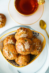 Whole Wheat Flour Pastry with sesame
