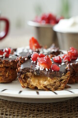  Chocolate Cup Cake with Oatmeal