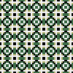 Abstract Cross Pattern generative computational art illustration