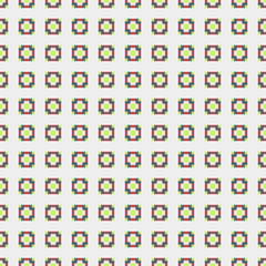 Abstract Cross Pattern generative computational art illustration