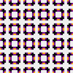 Abstract Cross Pattern generative computational art illustration