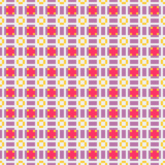 Abstract Cross Pattern generative computational art illustration