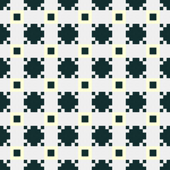 Abstract Cross Pattern generative computational art illustration