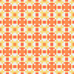Abstract Cross Pattern generative computational art illustration