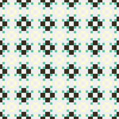 Abstract Cross Pattern generative computational art illustration