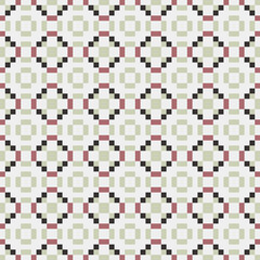 Fototapeta premium Abstract Cross Pattern generative computational art illustration