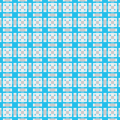 Abstract Cross Pattern generative computational art illustration