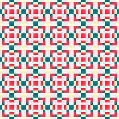 Abstract Cross Pattern generative computational art illustration