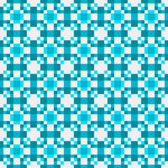 Abstract Cross Pattern generative computational art illustration