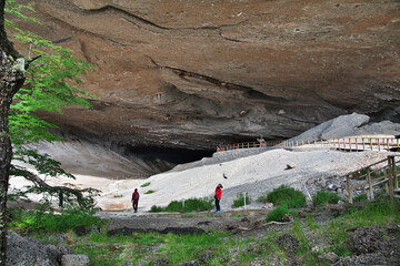 Milodon cave in Torres del Paine National Park, Patagonia, Chile