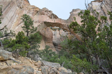 La Ventana Arch, El Malpais, N.M., distant view