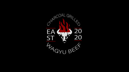 bullhead fire logo black