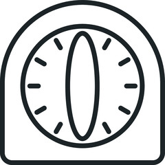 Laboratory clock icon. Laboratory graphics.