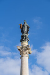 Fototapeta na wymiar Column of Immaculate Conception in Rome