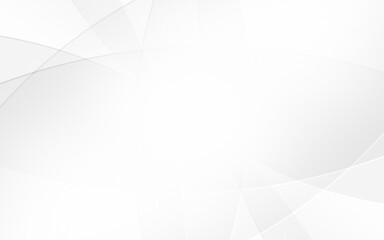 Abstract geometric white and gray curve line gradient Background. with space for concept design Technology and modern.