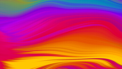 Abstract pink yellow and red gradient wave  background. Neon light curved lines and geometric shape with colorful graphic design.