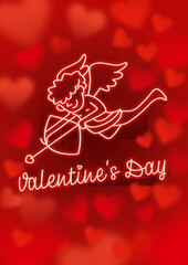 Valentine's Day  - card in English