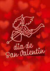 Valentine's Day  - card in Spanish