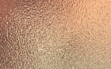 Rose gold copper foil paper texture background.