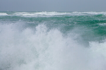 Fototapeta na wymiar powerful ocean wave