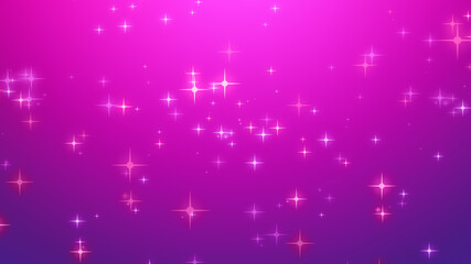 Obraz na płótnie Canvas Christmas colorful starry on purple pink gradient background. Diwali festival holiday design...