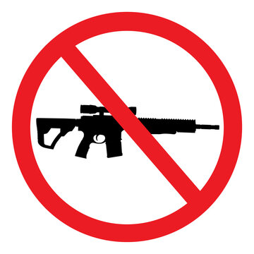 No gun sign..
