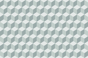 Abstract color vector background consisting of cubes and blocks. Seamless illustration with squares and hexagons.