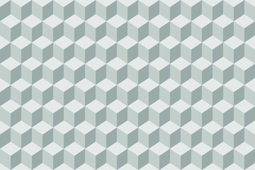 Abstract color vector background consisting of cubes and blocks. Seamless illustration with squares and hexagons.