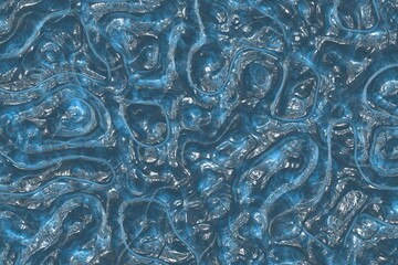 Obraz na płótnie Canvas amazing artistic light blue monster skin surface digital art background texture illustration