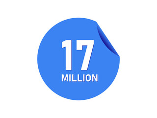 17 million badge, 17 million banner