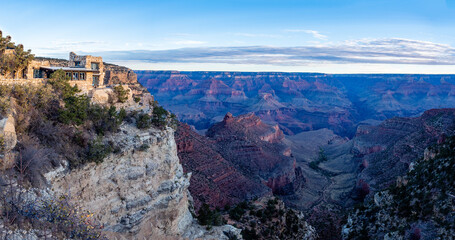 Grand Canyon South Rim at Sunrise in the fall