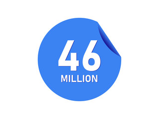 46 million badge, 46 million banner