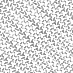 Seamless vector ornament in arabian style. Geometric abstract silver background. Pattern for wallpapers and backgrounds