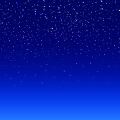 Glitter on a dark blue gradient background